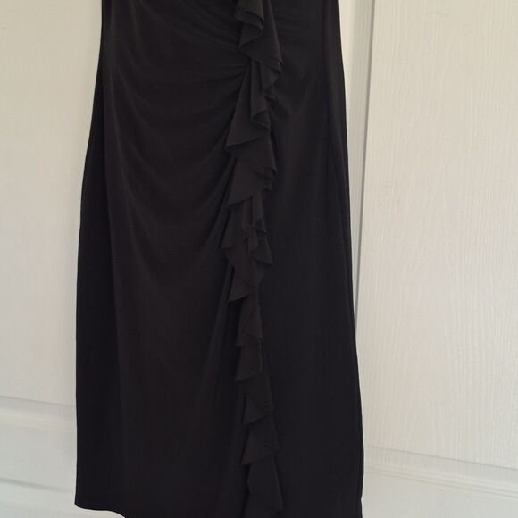 Ralph Lauren Black Ruffled Dress - Picture 4 of 16